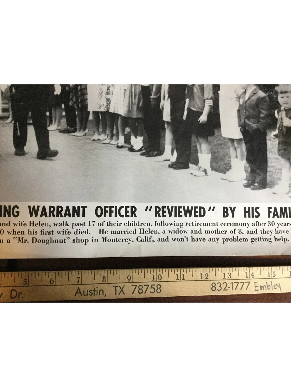 Illustrated Current News Photo - Navy Military Beardsley Doughnut Monterey CA